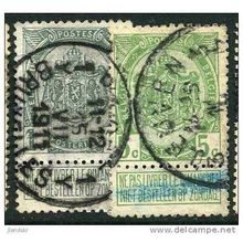 1907/1908 Michel 78+80 - #2 fine used (o)