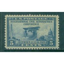 650 5c Globe and Airplane Very Fine MNG R0439