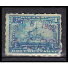 Used R163 1c Battleship Fine KA5420