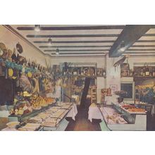Alfio Ristorante Restaurant Cavour Milan Milano 1960s Postcard