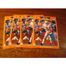 1989 Pro Set, 4-Cards, DOUG FLUTIE, Patriots #249, NM/MN