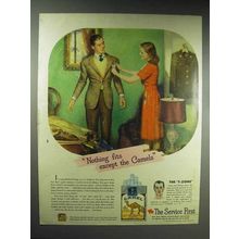 1945 Camel Cigarettes Ad - Nothing Fits Except Camels