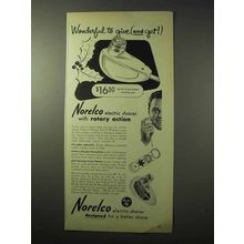 1950 Norelco Electric Shaver Ad - Wonderful To Give