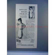 1950 Spencer Body & Breast Supports Girdle Ad, Sneak Up