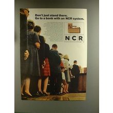 1967 NCR Computer Ad - Go To a Bank With NCR System