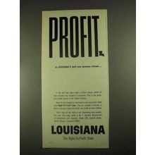 1967 Louisiana Department of Commerce and Industry Ad - Climate