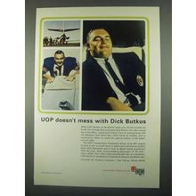 1967 UOP Universal Oil Products Ad - Dick Butkus