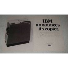 1970 IBM Copier Ad - IBM Announces Its Copier