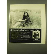1970 Leica Leicaflex SL Camera Ad - A Very Proud Father