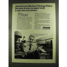 1972 Allstate Insurance Ad - Business Package Policy