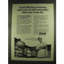 1972 Allstate Insurance Ad - Business Made Easy