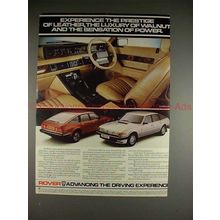 1982 Rover VandenPlas Ad - Luxury of Walnut, Power!!