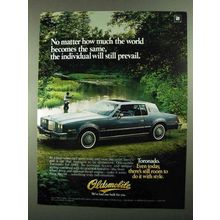 1982 Oldsmobile Toronado Car Ad - Individual Prevail