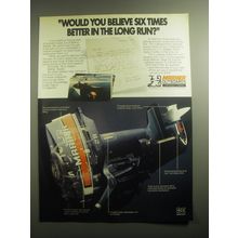 1979 Mariner Outboard Motors Ad - Would you believe six times better