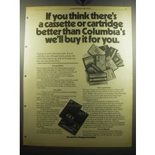 1975 Columbia Recording Tapes Ad - If you think there's better