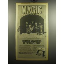 1975 New Riders of the Purple Sage Brujo Album Advertisement - Magic