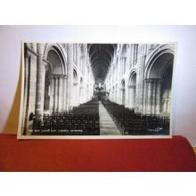 THE NAVE, to east, NORWICH CATHEDRAL, NORFOLK. unused postcard RP by W. Scott #