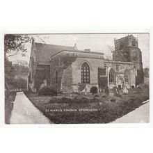 St Mary's Church Stoneleigh Postcard Warwickshire