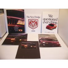 1999 DODGE VIPER RAM DURANGO DAKOTA STRATUS NEON JEEP SALES BROCHURES (6)