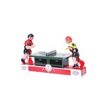 MS358 - Collectible Tin Toy - Ping Pong Players - 5"H x 3"W x 9"D