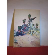 125th NAPIER'S RIFLES by A C Lovett postcard National Army Museum =