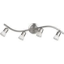 CANARM LTD. IT356A04BPT10 James 4 Bulb Track Light, Brushed Pewter