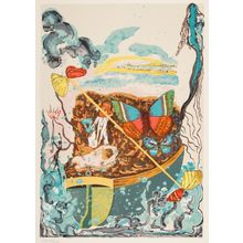 Salvador Dalí (1904-1989). Dawn, from Papillons Anciennes, 1976 Poster Canvas Mo