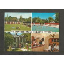 Postcard Cornwall St Minver House Holiday Estate