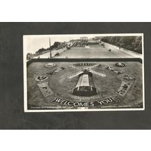 Postcard Kent Folkestone Floral Clock 1955