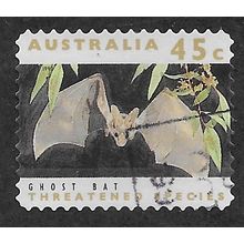 AUS 1992 45c (S/A) 'GHOST BAT' (PHOS BANDS)(LITHO) FINE USED (EBID60-049)