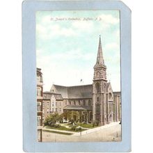 New York Buffalo St Joseph's Cathedral Street Scene Intersection ny_box4~2653