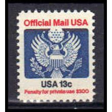 O129 13c Eagle Fine MNH KA1445
