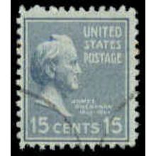 Used 820 15c James Buchanan Fine M08003