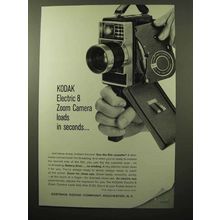 1964 Kodak Electric 8 Zoom Camera Ad - In Seconds