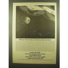 1965 North American Aviation Ad - Hand-Carry The Flag