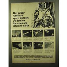 1965 North American Aviation Ad - Land on the Moon
