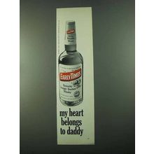 1969 Early Times Bourbon Ad - Heart Belongs to Daddy