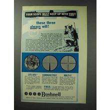 1971 Bushnell Scope Ad - Lite-Site Command Post Multi-X