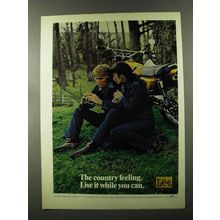 1973 Lee Rider Jeans and Jackets Ad - Country Feeling