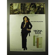 1973 Virginia Slims Cigarettes Ad - Come Long Way Baby