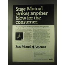 1973 State Mutual of America Ad - Blow for Consumer