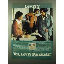 1976 Levi's Panatela Slacks and Tops Ad - Yes, Levi's!