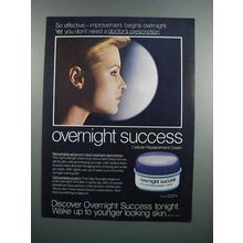 1983 Coty Overnight Success Replacement Cream Ad