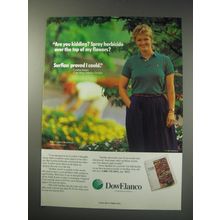 1991 DowElanco Surflan Herbicide Ad - Are you kidding? Spray herbicide