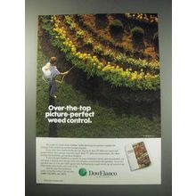 1991 DowElanco Surflan Herbicide Ad - Over-the-top picture-perfect weed control