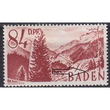 GERMANY Alliiert Franz. Zone [Baden] MiNr 0026 y II ( */mh )