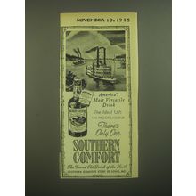 1945 Southern Comfort Liqueur Ad - America's Most versatile Drink