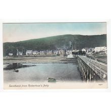 Sandbank Village from Robertson's Jetty Postcard Argyllshire