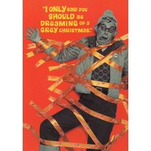 Twix Chocolate Lunatic Take A Break Rare Xmas Advertising Postcard
