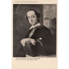 Horace Walpole 4th Earl Of Oxford Portrait Gallery Painting Postcard